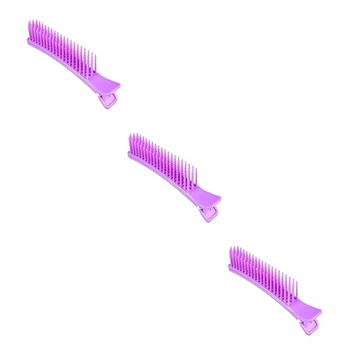 Beaupretty 3 Stk Friseur-haarspangen Haarspangen Alligator Professionelles Haar Spezial-friseur-hot-dye-clip Salon-clips Salon-haarspangen Friseursalon-clip Haarschmuck Violett Damen Gewidmet von Beaupretty