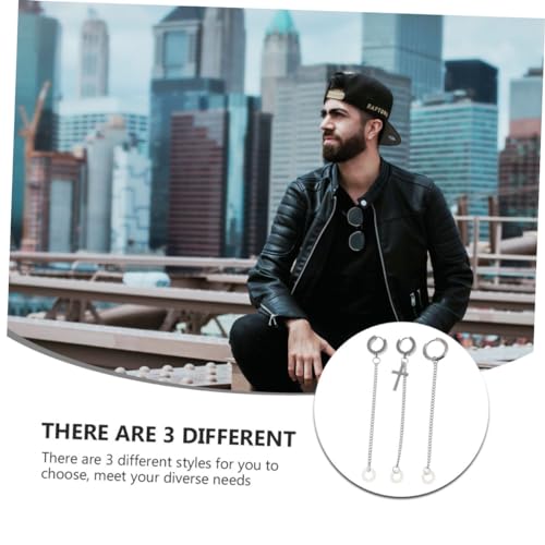 Beaupretty 3 Stück Unisex Ohrstecker Silber Lost Wireless Earphone Halterung Ohrschmuck mit Magnetischem Verschluss Vielseitig und Langlebig für Sport und Alltag von Beaupretty