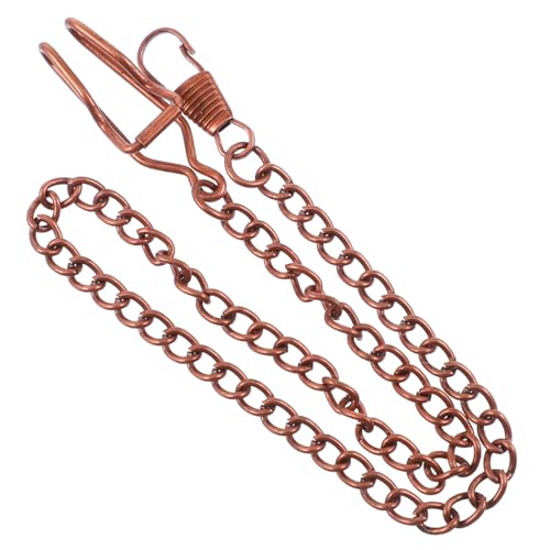 Beaupretty 3 Stück Vintage Taschenuhr Ketten Rotkupfer Legierung Robust Einfach zu Befestigen Stilvolle Uhrenketten für Herren und Damen von Beaupretty