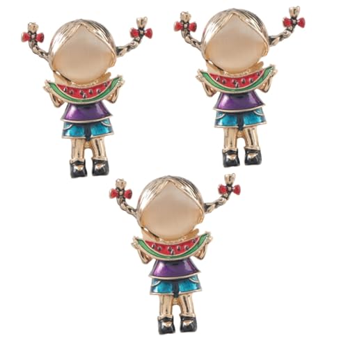 Beaupretty 3 Stück Wassermelonen Mädchen Brosche Süße Cartoon Brosche für Frauen Dekorative Anstecknadel für Mode und Stil für Schals und Jacken Hochwertige Legierung mit Kreativem Design von Beaupretty