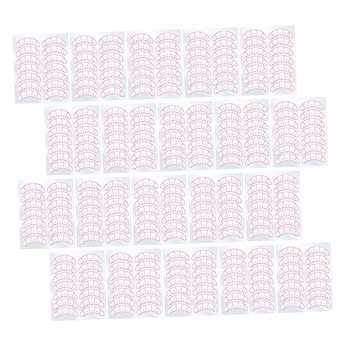 Beaupretty 30 Blatt Eyelash Positioning Pads Wimpern Grafting Sticker für Professionelle Anwendungen Einfach Anzuwenden für Salon Zuhause Passend für Augenformen von Beaupretty