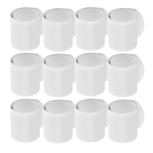 Beaupretty 30 Stück DIY Slap Bracelets Kreative Weiße Slap Wristbands für Mitgebsel für Geburtstagsfeiern Fördert die Fantasie und Geschicklichkeit der Kleinen von Beaupretty