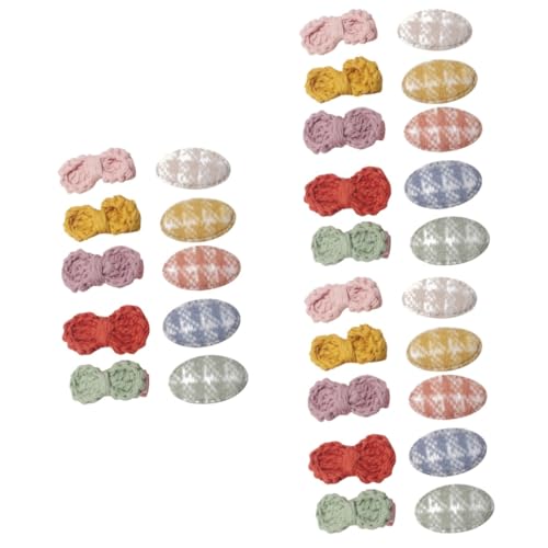 Beaupretty 30 Stk Fliege Kinderhaarspange Haarschmuck Für Kinder Kopfschmuck Für Kinder Haarspangen Mit Schleife Und Krawatte Wollstrickhaarnadeln Kinder Haarnadeln Eisen Kombination Mädchen von Beaupretty