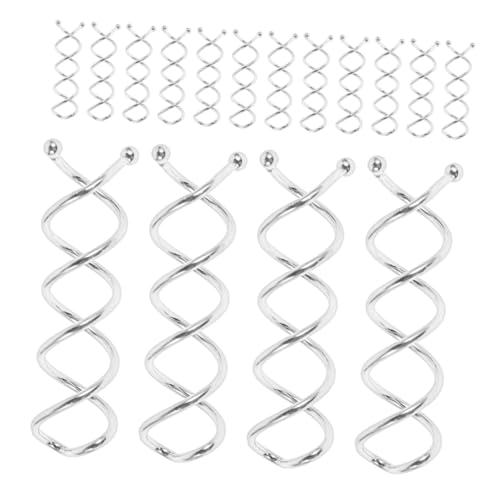 Beaupretty 30 Stück Teiliges Metall Haarnadeln Spiral Haarklammern mit Abgerundeten Spitzen Kratzfrei und Langlebig für DIY Haarstyling Messy Bun und Sichere Frisurenfixierung für Damen von Beaupretty