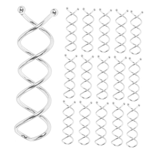 Beaupretty 30 Stück Teiliges Metall Spiralhaarnadeln mit Abgerundeten Kratzfreien Spitzen Kompakte Leichte Haarnadeln für DIY Haarstyling für Damen und Professionelle Frisuren Reisetauglich von Beaupretty