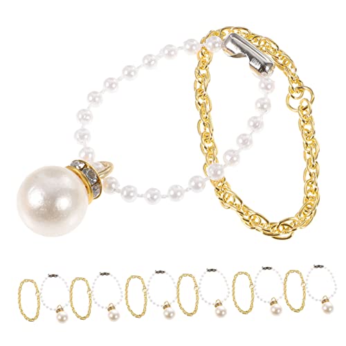 Beaupretty 30 Stück Teiliges Mini Schmuckset für Mädchen Bunte Halsketten und Anhänger Langlebiges DIY Spielzeugs Kinderkette für Rollenspiele und Partyaccessoires von Beaupretty