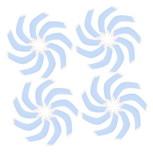 Beaupretty 36 Blatt Doppelseitige Haarverlängerungs tape Sticker Ultradünn Gebogen Blau Starke Klebekraft Flexibel Unsichtbar Geeignet für Perücken und Echthaar Extensions von Beaupretty