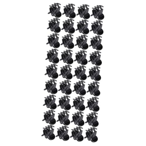 Beaupretty 36 Stk Haarspangen Für Damen Schwarze Krallenclips Kleine Haarklammern Krallenclips Schwarz Mini-krallenclip Mini-haarklammern Haarspangen Für Frauen Klaue Fräulein Kopfbedeckung von Beaupretty