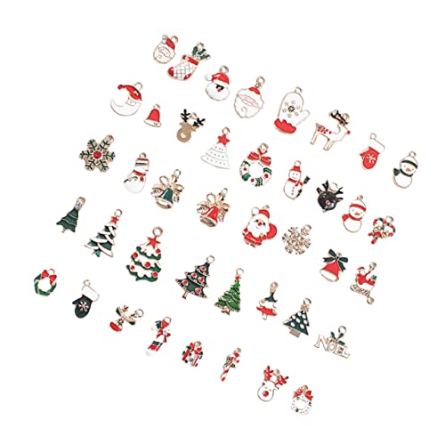 Beaupretty 38 Stück Teiliges Weihnachts Ohrring mit Tropfenförmigen Ohranhängern Bunter Schmuckanhänger Mix Ohrhänger für Damen Trendige DIY Ohrschmuck Deko zu Weihnachten von Beaupretty