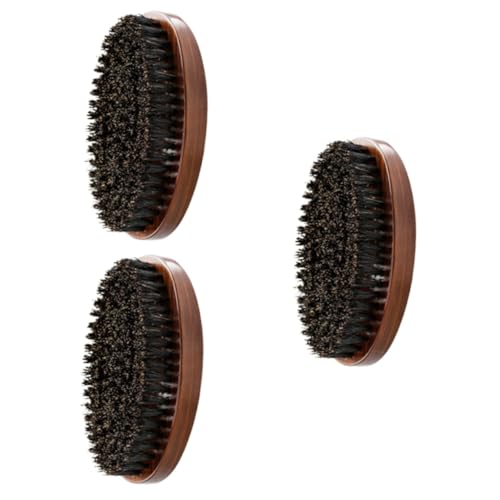 Beaupretty 3St Bart Rasierpinsel beard brush for men bartpflege set Bartkamm mit Holzgriff bartpflege-set Glättbürste Styling-Haarbürste Bartstyling-Hersteller Massivholz Zubehör Mann Hölzern von Beaupretty