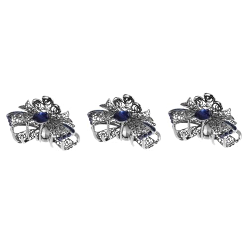 Beaupretty 3St Haarspangen aus Metall Haarschmuck für Damen Haarklammern Tiara Haarnadel Haarspangen für Mädchen Frauenhaarkrallen Legierung Kopfbedeckung Klauenclip Fräulein von Beaupretty