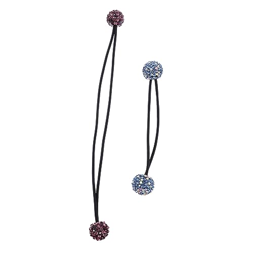 Beaupretty 3stücke Strass Haarband Glitzernd Elastische Haargummis Damen Pferdeschwanzhalter Haar Scrunchies Mode Haar Krawatten Für Party Und Alltag von Beaupretty