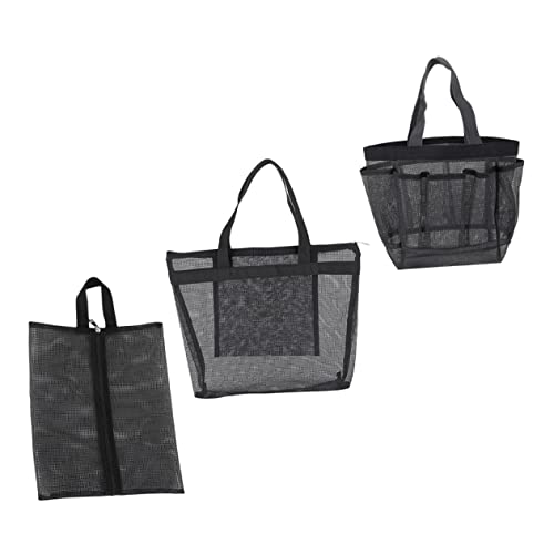 Beaupretty 3stücke Teiliges Kosmetik Aufbewahrungsset Tragbare Netz Kosmetiktasche Für Reisen Und Zuhause Multifunktionale Make-up Organizer Bag Für Damen Und Hautpflegeprodukte von Beaupretty