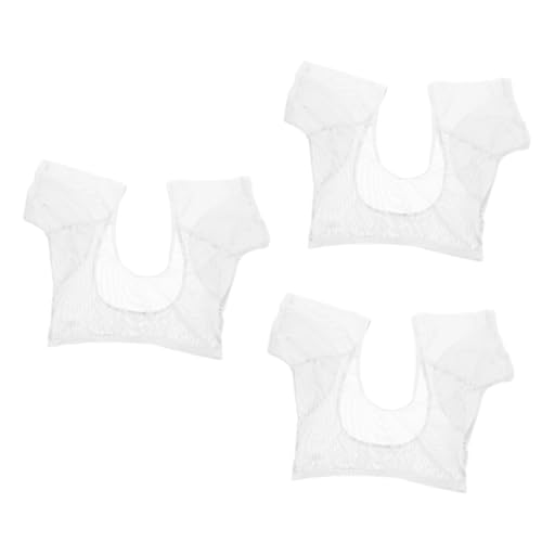 Beaupretty 3st Schweißpads Unter Den Achseln Reiseflaschen Für Toilettenartikel Unterarm-sweatshirt Unterwäsche Für Männer Achselschutzhemd Männer Tanktop Nylon Unterhemd Kurzarm Fräulein von Beaupretty