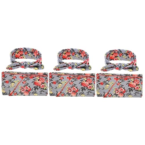 Beaupretty 3st Stirnband Für Neugeborenenfotografie Gewickelte Decke Wickelsack Für Babys Babyschlafsack Fotodecken Wickeldecken Mit Blumen Babyfoto Taschen Männer Und Frauen Hasen Ohren von Beaupretty