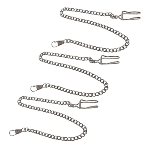 Beaupretty 3stücke Hängeketten Für Taschenuhren Aus Taschenuhrteil Mit Clip Zubehör Für Taschenuhrketten Vintage-uhrenkettenanhänger Lange Kette Für Herren Taschenuhrzubehör von Beaupretty