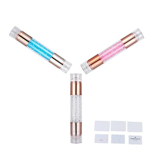 Beaupretty 3stücke Teiliges Nail Art Stempel Doppel-tip-design Für Acryl-nägel Diy Nagelstempelwerkzeug Und Dekozubehör Für Maniküre von Beaupretty