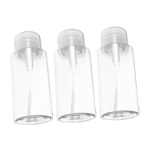 Beaupretty 3stücke Transparente Push down Pumpspender Flaschen Für Nagellackentferner Und Make-up Entferner Praktische Kunststoffbehälter Für Reisen Und Zuhause von Beaupretty