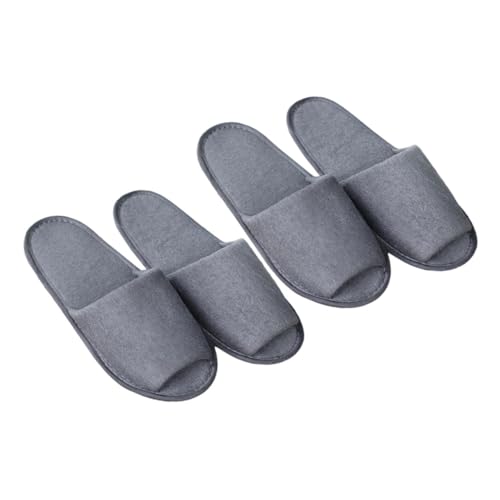 Beaupretty 4 Paare Herren Einweg Faltbare Slipper Offene Zehen Tragbare Reise Hausschuhe Leicht Atmungsaktiv Rutschfest Für Hotel Gäste Spa Flugzeug von Beaupretty