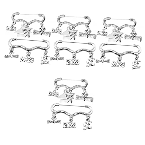 Beaupretty 4 Sätze Abschlussbroschen Mit Einzigartigem Design Graduierungsanstecker Hochwertigem Für Absolventen Modisches Accessoire Für Abschlussfeiern Events 2 Stücke * 4 von Beaupretty