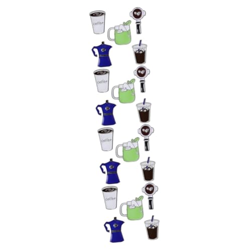 Beaupretty 4 Sätze Kaffeemaschinen Brosche Dekorative Brosche Süße Broschennadeln Anstecknadel Für Kleidung Anstecknadel Für Männer Pullover Anstecknadel Pullover Clips 5 Stück * 4 von Beaupretty