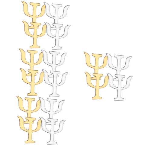 Beaupretty 4 Sätze Teiliges Broschen Feinem Legierungsmaterial Psychologisches Symbol Modisches Accessoire Für Hochzeiten Partys Und Alltag Gold Und Silber 4 Stück * 4 von Beaupretty