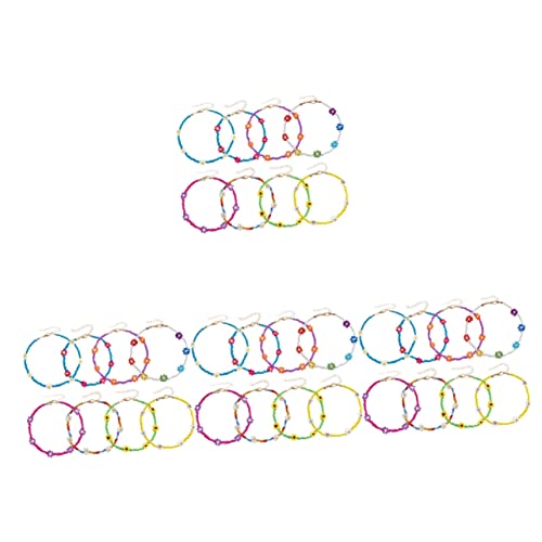 Beaupretty 4 Sätze Teiliges Farbenfrohe Perlenarmbänder Fußkettchen Für Frauen Handgefertigte Blütenarmbänder Für Sommerstrände Partys Leicht 8 Stück * 4 von Beaupretty