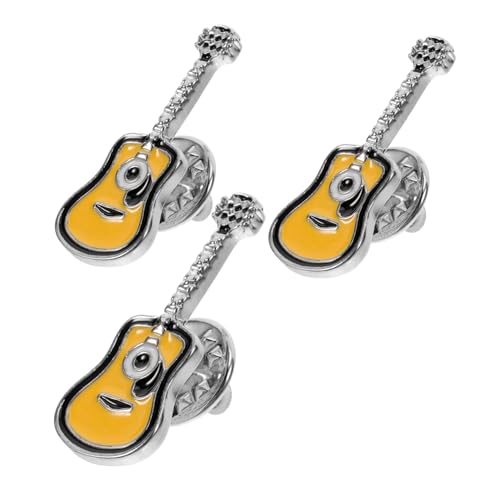 Beaupretty 4 Sätze Teiliges Retro Gitarren Brosche Punk Anstecknadel Für Kleidung Taschen Accessoires Langlebiges Emaille Material Besondere Anlässe Tägliche Outfits 3 Stück * 4 von Beaupretty