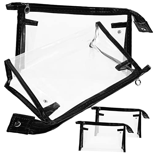 Beaupretty 4 Stck Transparente Kosmetiktasche Teiliges Tragbare Make Up Tasche mit Reißverschluss Wasserdichter Organizer für Reisen Fitness und Zuhause von Beaupretty