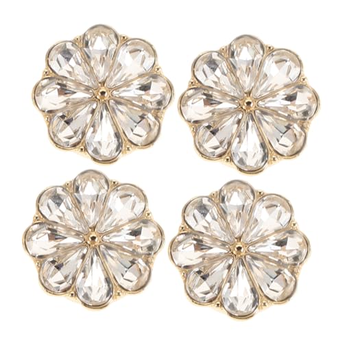 Beaupretty 4 Stück Blumen-Manschettenknöpfe Manschettenlinks Krawattennadel mit Strass Manschettenknöpfe mit Hemdnieten Manschettenknopf Manschettenknöpfe aus Kristall Legierung Golden Beaupretty 4 Stück Blumen-Manschettenknöpfe Manschettenlinks Krawattennadel mit Strass Manschettenknöpfe mit Hemdnieten Manschettenknopf Manschettenknöpfe aus Kristall Legierung Golden von Beaupretty