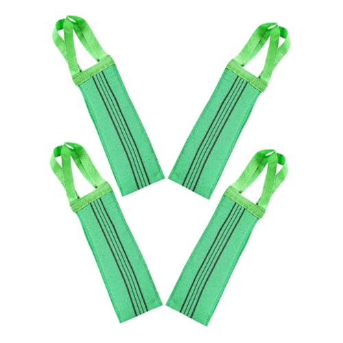 Beaupretty 4 Stück Exfolierendes Duschhandtuch Langes Doppelseitiges Körper Peeling Tuch Sanfter Langlebiger Waschhandschuh für Männer und Frauen zur Effektiven Hautreinigung von Beaupretty