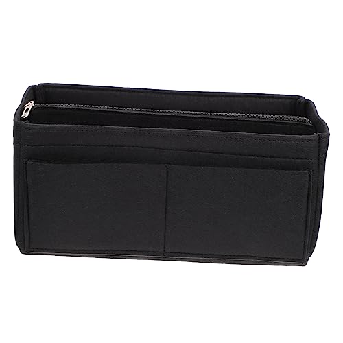 Beaupretty 4 Stück Aufbewahrungsbeutel Aus Filz Stabile Kosmetiktasche Geldbeutel-Organizer Aus Filz Kosmetiktasche Aus Filz Reise-Make-up-Organizer Reisetasche Gittergewebe Reisen Gefühlt von Beaupretty