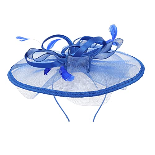 Beaupretty 4 Stück Kopfschmuck Aus Floralem Mesh Schwarze Stirnbänder Für Frauen Fascinator-hut Für Königsblauer Fascinator Vintage Faszination Damen Charmant Elastisches Netz Schleier von Beaupretty