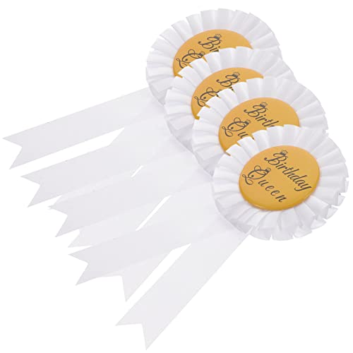 Beaupretty 4 Stück Geburtstagsparty Anstecker Damen Anstecker Emaille Geburtstagsdeko Mädchen Geburtstags Anstecker Stitch Pin Happy Dekorationen Mädchen Accessoires Geburtstags von Beaupretty