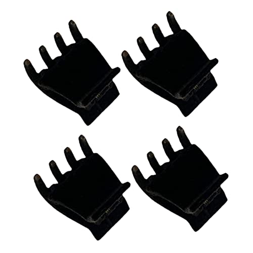 Beaupretty 4stücke Velour Haarspangen Kleine Krallenclips Für Damen Rutschfeste Haarklammern Sicheren Haarfixierung Für Verschiedene Frisuren Und Anlässe von Beaupretty