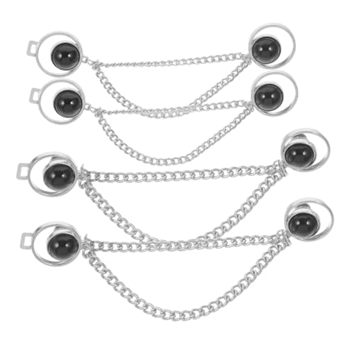 Beaupretty 4 Stück Jeans Taillenstraffer Verstellbare Hosenknöpfe für Damen und Herren Wiederverwendbare Knöpfe zur Taillenverstellung für Jeans Shorts und Kleider von Beaupretty