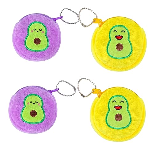 Beaupretty 4stücke Cartoon Kopfhörertasche Für Junge Mädchen Mädchen Münztasche Plüsch Tasche Mit Haken Für Schlüssel Ohrenhörer Kopfhörer Etc Langlebig Und Robust von Beaupretty