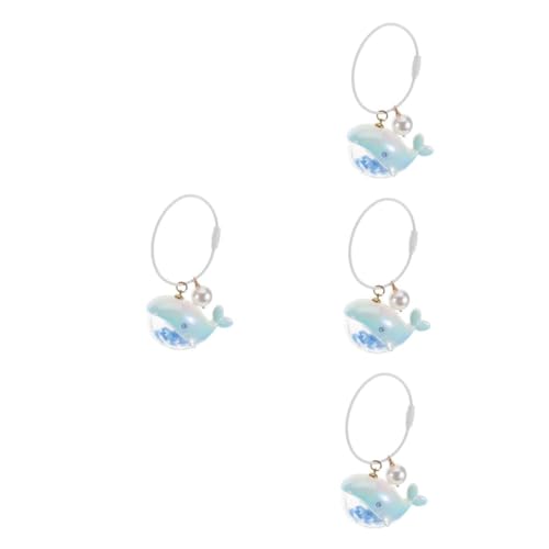 Beaupretty 4 Stück Kreativer Schlüsselanhänger im Design Niedlicher Anhänger für Taschen Rucksäcke Perfektes für Freunde Auto Accessoires Verarbeitet von Beaupretty