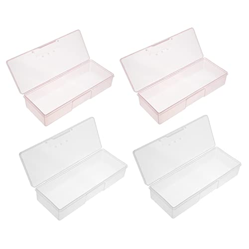 Beaupretty 4 Stück Maniküre Werkzeugkasten Aufbewahrungskoffer Für Maniküre-werkzeuge Multitools Maniküre-behälter Nägel Werkzeuge Nagelkunst-kits Werkzeug-organizer Leere Box Pvc Pediküre von Beaupretty