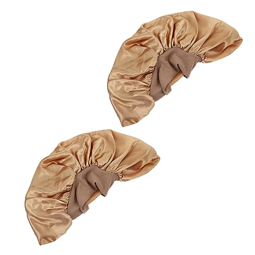 Beaupretty 4 Stück Nachtmütze schutzkappen abschminken badetiere bade shirt hüt beanie hair band haarbänder Elastizität Schwimmhaube Kopfbedeckung Schal Damen Haarkappe Polyester von Beaupretty