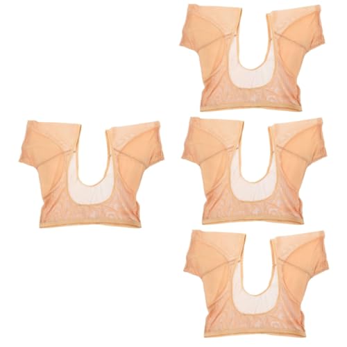 Beaupretty 4 Stück Schweißpads unter den Achseln underarm sweat pad unterarm schweiß pads Schweiß aufnehmen Schweißkissen Schweißabdeckung Weste Damen Schutz Nylon von Beaupretty