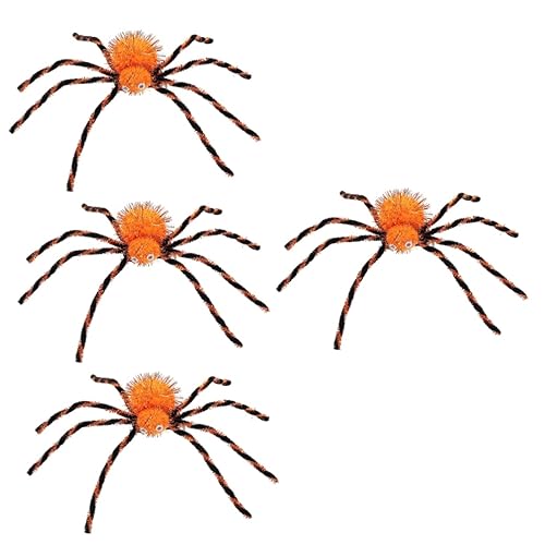 Beaupretty 4 Stück Spinne Haarnadel Orange Lila Halloween-haarnadeln Haarspangen Für Damen Halloween-haarspange Zubehör Für Haarspangen Party-haar-accessoire Stoff Gotisch Kind Hibiskus von Beaupretty