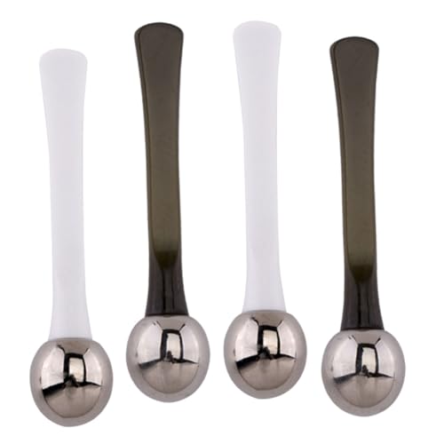 Beaupretty 4 Stück Teiliges Augencreme Löffel Massage Sticks aus Zinklegierung für Hautstraffung und Linderung von Augenmüdigkeit von Beaupretty