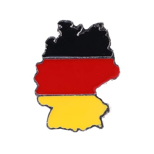 Beaupretty 4 Stück Teiliges Flaggenbroschen aus Legierung Modische Anstecknadeln für Damenkleider Vielseitige Dekorative Kragenbroschen Elegante Schmuckpins für Pullover Jacken Kleider und von Beaupretty