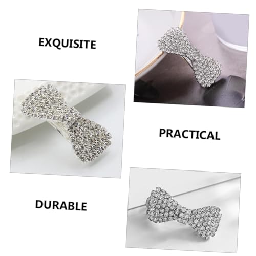 Beaupretty 4 Stück Teiliges Haarspangen mit Strass Transparente Schleifen Haarclips für Damen und Mädchen Eleganter Haarschmuck für Hochzeit Geburtstag Weihnachten und Festliche Anlässe von Beaupretty