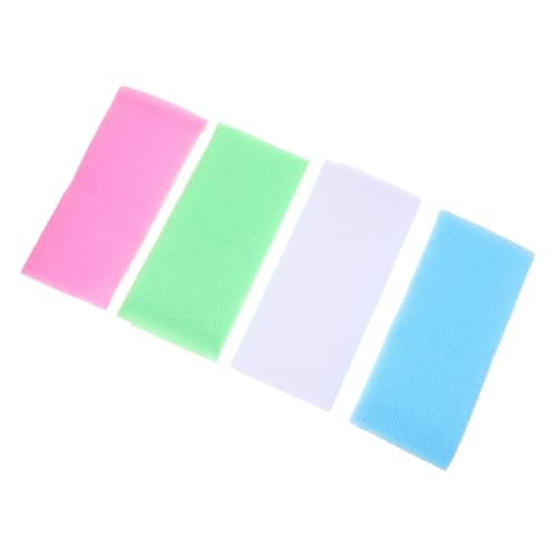 Beaupretty 4 Stück Teiliges Langer Weicher Nylon badewaschen Körper peeling handtücher für Dusche Wiederverwendbar Saugfähig Bequem Effektiver Rückenreiniger Vielseitig für Badpflege von Beaupretty