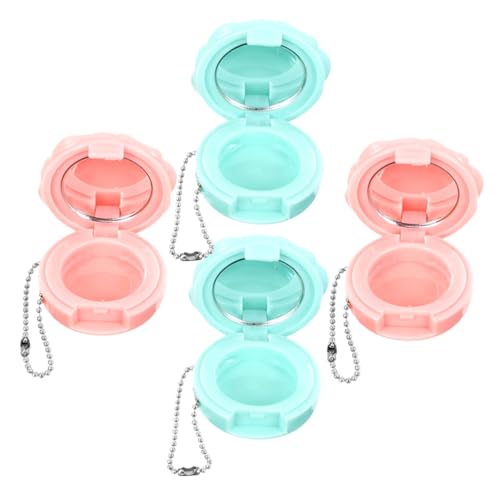 Beaupretty 4 Stück Teiliges Leere Lippenstifthülsen mit Spiegel Rosenförmige Mini Make Up Palette Nachfüllbare Blush und Lidschatten Dosen Kompakte Reise Organizer für DIY Kosmetik Beaupretty 4 Stück Teiliges Leere Lippenstifthülsen mit Spiegel Rosenförmige Mini Make Up Palette Nachfüllbare Blush und Lidschatten Dosen Kompakte Reise Organizer für DIY Kosmetik von Beaupretty