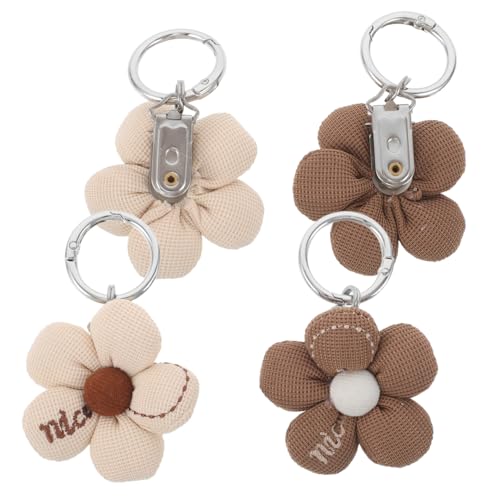 Beaupretty 4 Stück Teiliges Reise Hutclip mit Blumenmotiv Winddicht Robust und Tragbar Vielseitiger Outdoor Halter für Taschen Gepäck Rucksäcke Sommeraccessoire für Männer und Frauen von Beaupretty