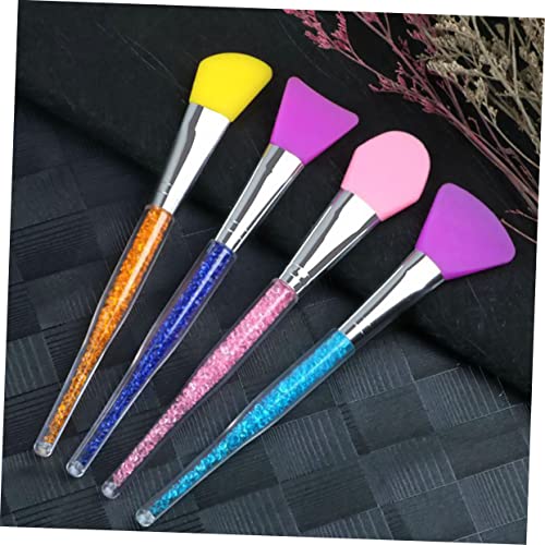 Beaupretty 4 Stück Teiliges Silikon Gesichtsmaske Haarloser Make Up Pinsel Präzise Schlammmasken Verteiler und Wiederverwendbar Geeignet für Hautpflege und DIY von Beaupretty
