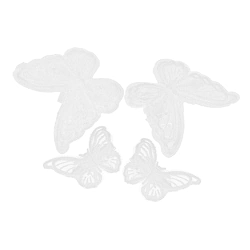 Beaupretty 4 Stück Teiliges Spitzen Schmetterling Haarspangen Sichere Clips Eleganter Haarschmuck für Damen für Halloween Hochzeit Party und Vielseitige Styling Optionen von Beaupretty